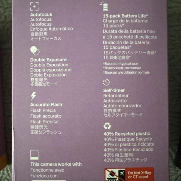 Polaroid Now Instant Camera - Vibrant Purple - Picture 4 of 4